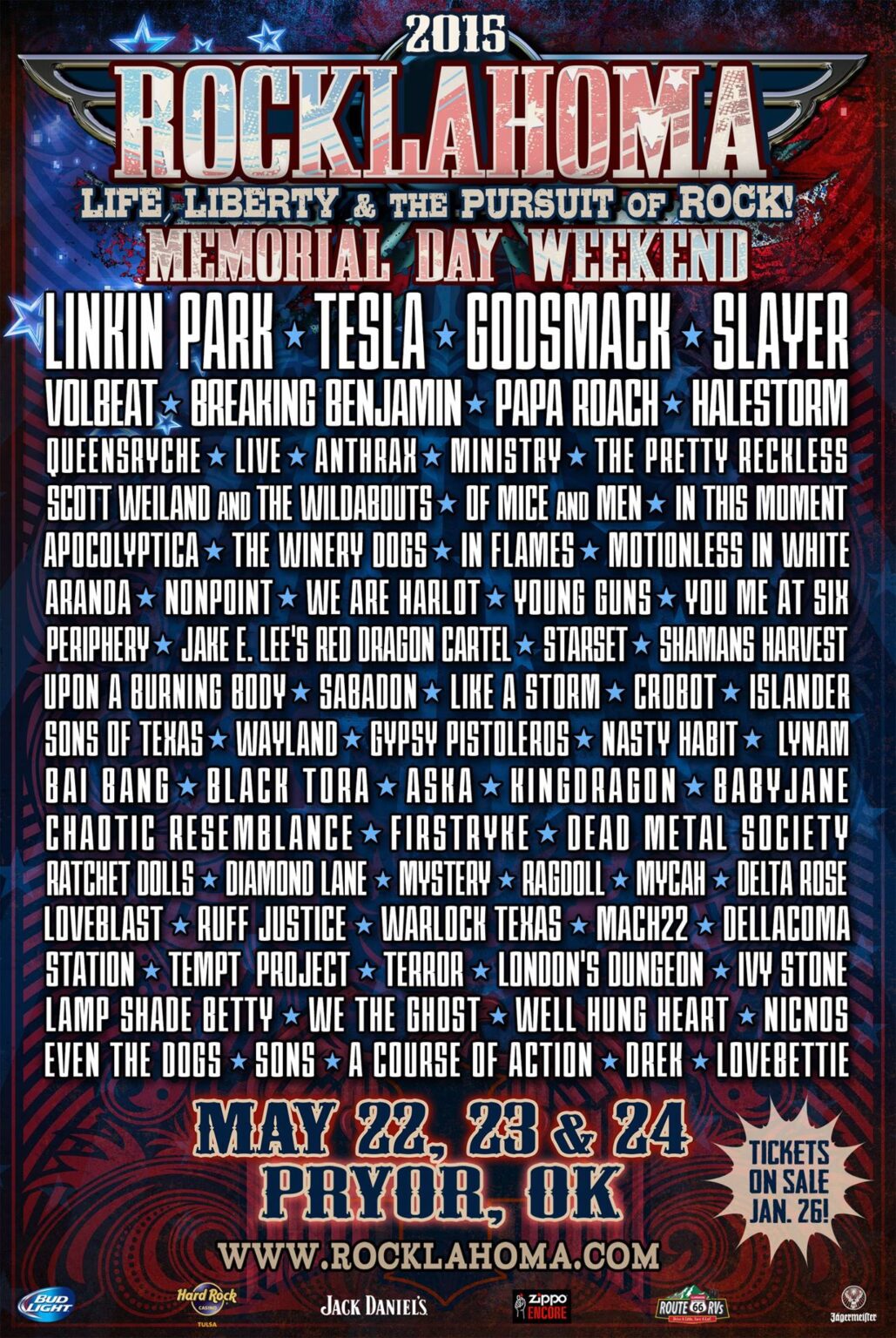 History Rocklahoma 2024 Pryor, OK